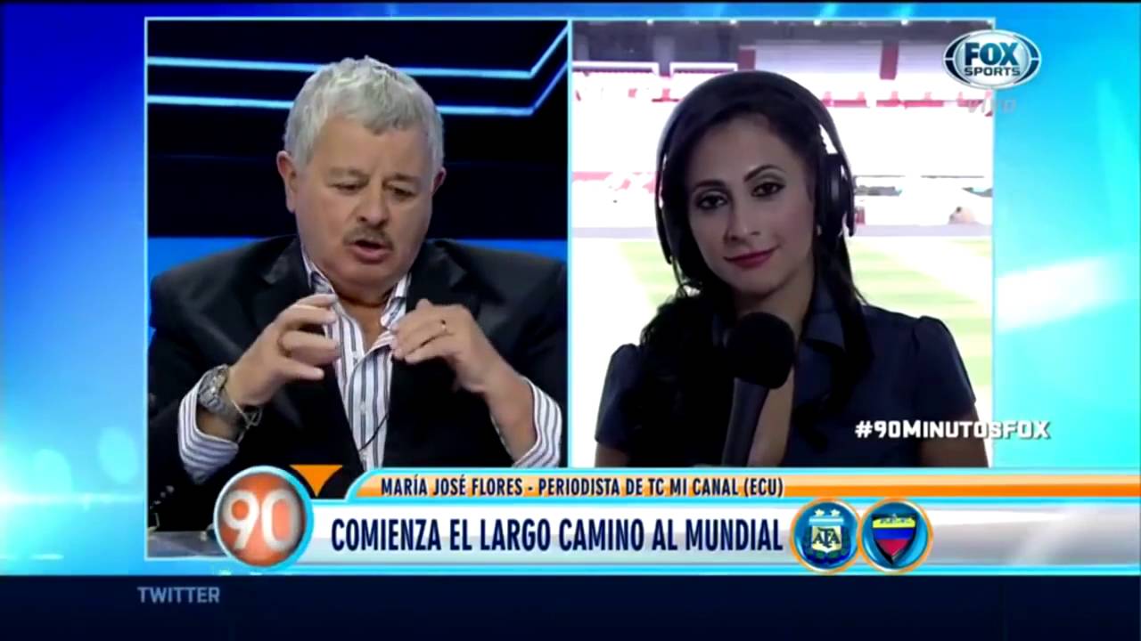 90 minutos de futbol No subestimen a Majo Flores (Argentina Ecuador) FOX