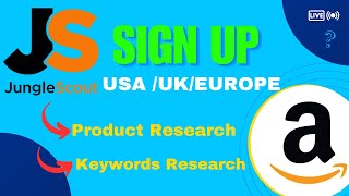 Jungle Scout Sign Up & Product/Keywords Research from Portugal 🇵🇹