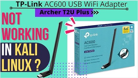 TP-LINK AC600 | iwconfig Not Show Wlan0 | Kali Linux Wifi Adapter (Not Detecting) FIX! | Fix Driver