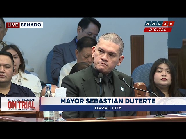 VP Sara being prevented to run in 2028? Baste Duterte says that’s ‘his perception’ | ANC