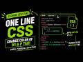 CSS Color Property | Change HTML Element Colors | CSS Tutorial for Beginners | Element Selectors