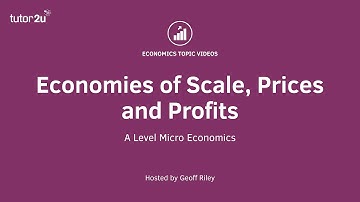 Economies of Scale - Prices and Profits I A Level and IB Economics