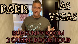 PARIS HOTEL AND CASINO LAS VEGAS BURGUNDY ROOM TWO QUEENS, FEBRUARY 2021