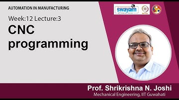 Lec 38: CNC programming