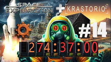 Race Against Time and Space #14 (Factorio Space Exploration + Krastorio 2)