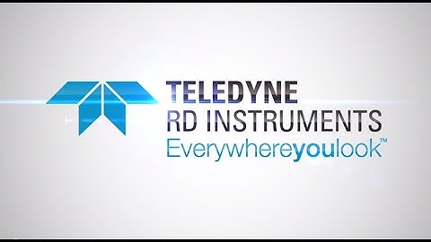 Welcome to Teledyne RD Instruments