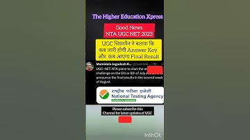 UGC Net 2023 answer key, UGC NET 2023 Final Result, M jagdish kumar UGC Twitter #ntanet #ugcnet2023