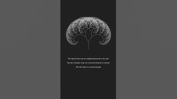 Fractal tree. #math #animation #fractal #tree