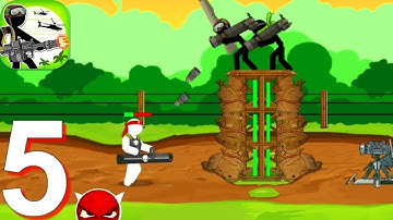 Stickman Army : The Resistance | Walkthrough Part 5 - (Android iOS Gameplay)