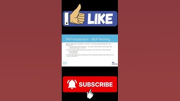 BGP Session 3 Short - IBGP Overview