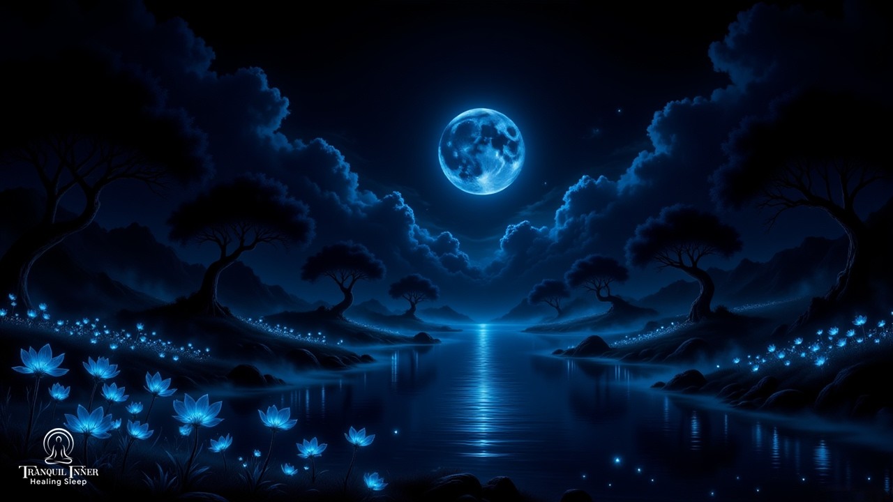 (No Ads) Relaxing Music For Deep Sleep - Anxiety Relief, Melatonin Release - Stop Overthinking