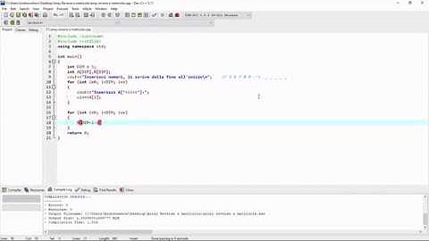 Tutorial 32 cpp - Array reverse, array inverso, somma valori array
