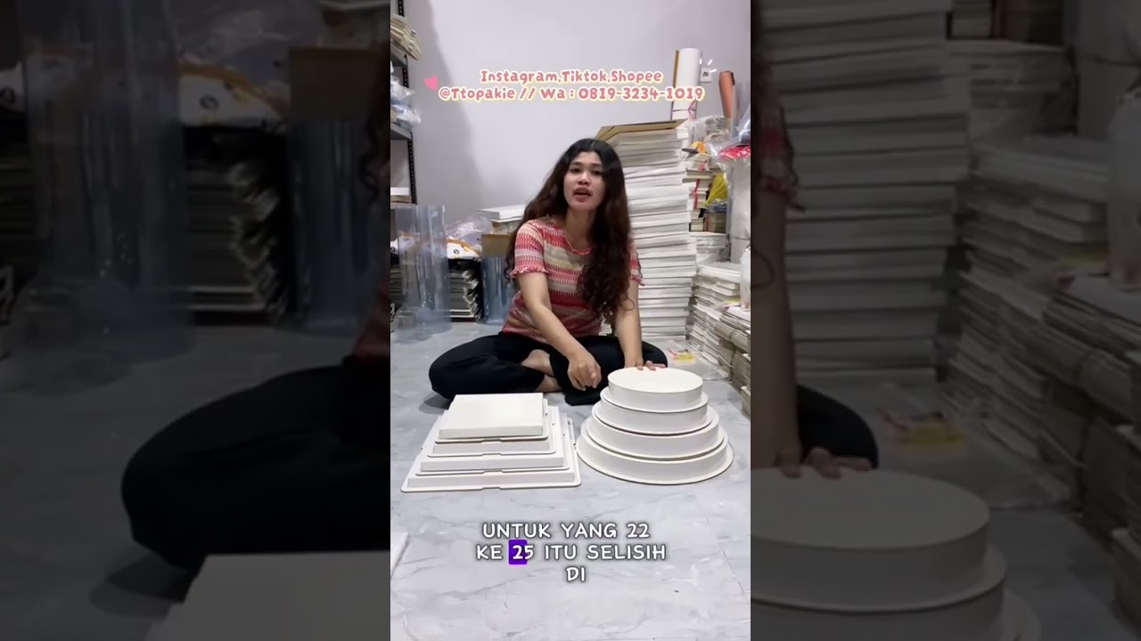Macam macam ukuran di ttopakie pemesanan bisa hub ig/shopee/toped ttopakie 081932341019
