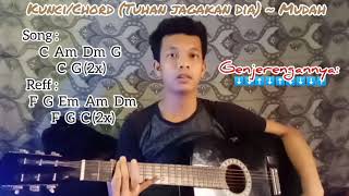 Kunci/Chord Gitar (Tuhan Jagakan Dia) ~ Mudah || Beserta cara Genjerengannya || untuk Pemula | cover