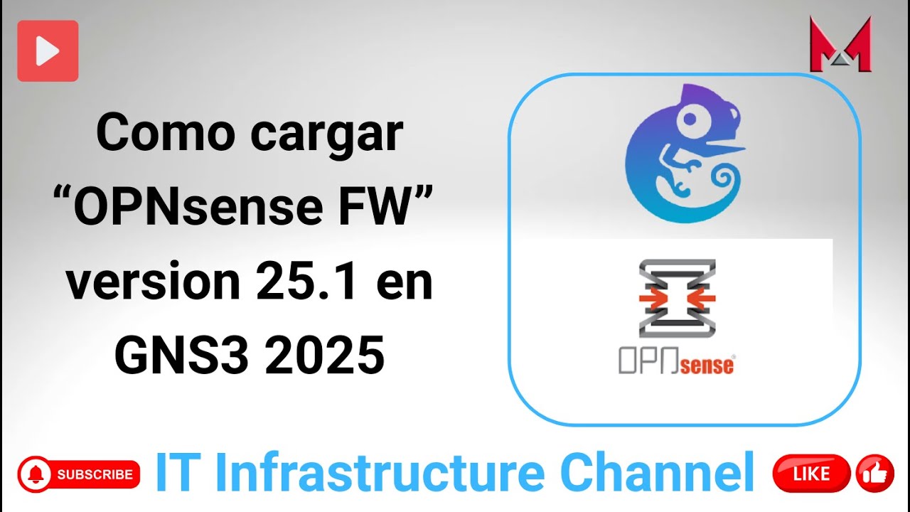 How to set up "OPNsense Version 25.1" on GNS3 - 2025 - 008 - YouTube