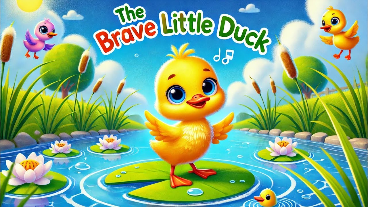 The Brave Little Duck | Duck Adventure | Educational Songs