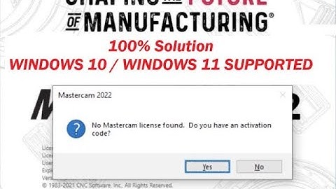 Mastercam no License found  | Mastercam install 100% | how to install Mastercam | Mastercam Multikey