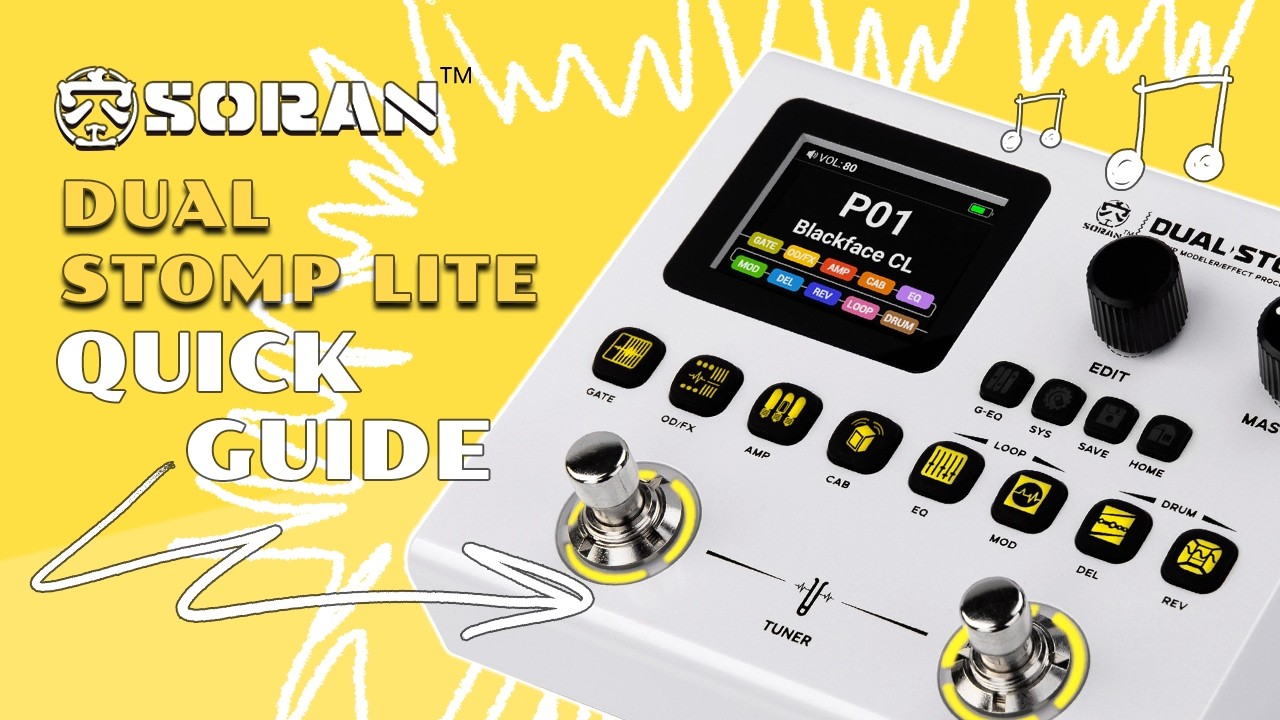Soran Stomp Series Quick Guide | Dual Stomp Lite - YouTube