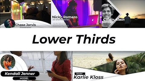 Lower Thirds DaVinci Resolve Templates