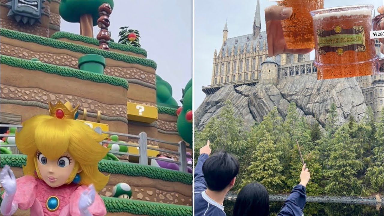 오사카 여행 Vlog🇯🇵🎢  #2 | 유니버셜 스튜디오 | 닌텐도월드 | 커플여행