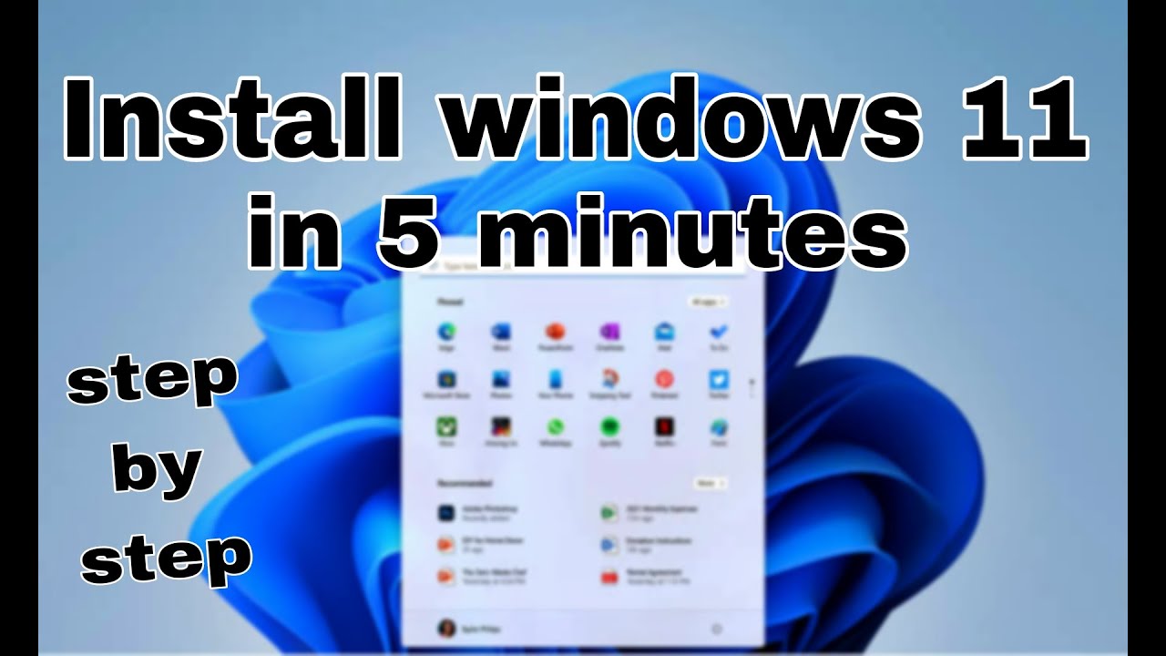 How to install windows 11 step by step in 5 minutes in Bangla - YouTube