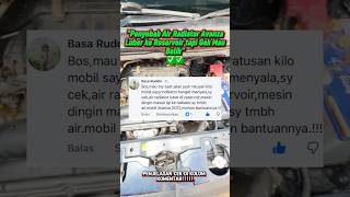Penyebab air radiator luber ke tabung resevoir tapi tidak mau balik #automobile