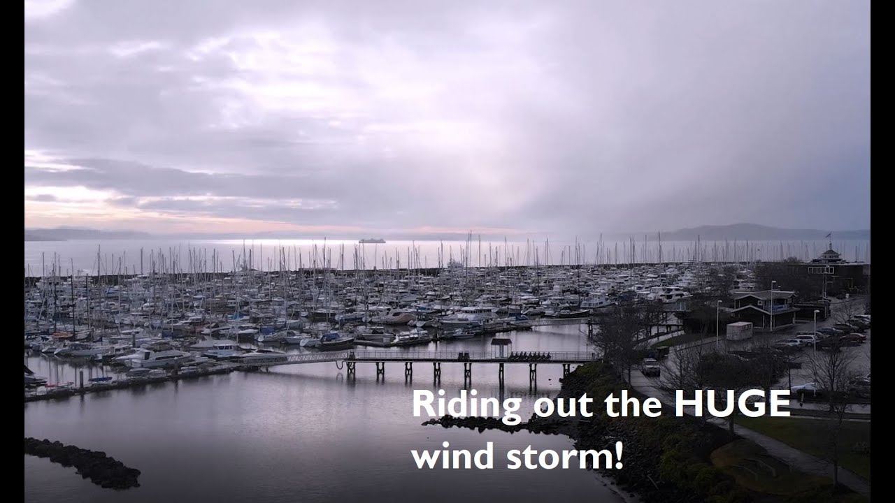 Riding Out The HUGE Wind Storm | Boating Journey