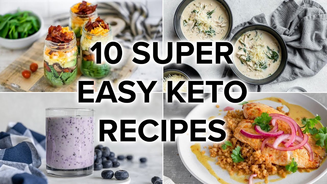 10 Super EASY Low-Carb & Keto Recipe Ideas - YouTube
