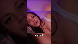 Chat Asked Simone a Serious Question 🤣 #asmr #asmrartist