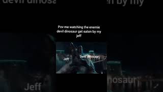 jeff ult vs devil dinosaur #marvel #rivals