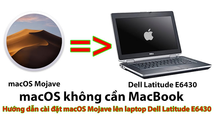 Hướng dẫn cài macos mojave