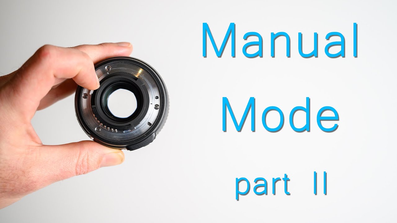 We mode. Manual mode canon.
