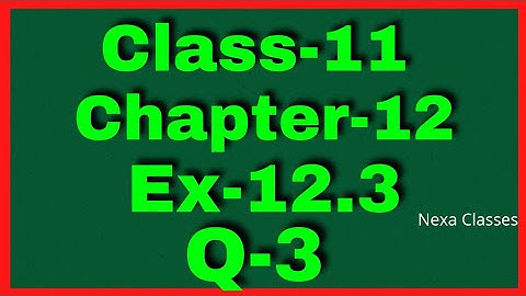 Ex-12.3 Q-3 Class 11 ( Introduction to 3D ) NCERT Math