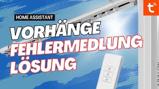 Home Assistent Vorhänge Fehlermeldung Lösung Tuya (unsupported)