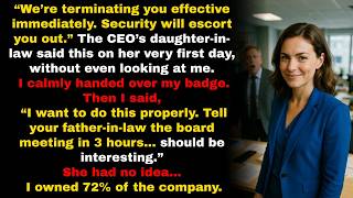 Fired on First Day, I Revealed My 72% Company Ownership | Revenge