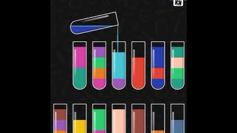 water color sort level 168 walkthrough solutions iOS