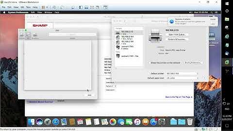 Mac on Sharp driver printer without PS option installed