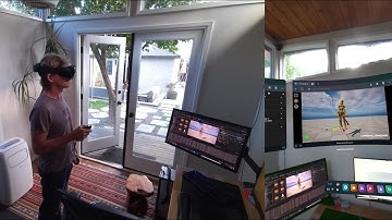 #unrealengine #questpro pixel streaming editor.