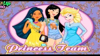 Disney Princess Team - Princess Games for Girls - (Elsa, Jasmine, Mulan) Dress up game screenshot 4