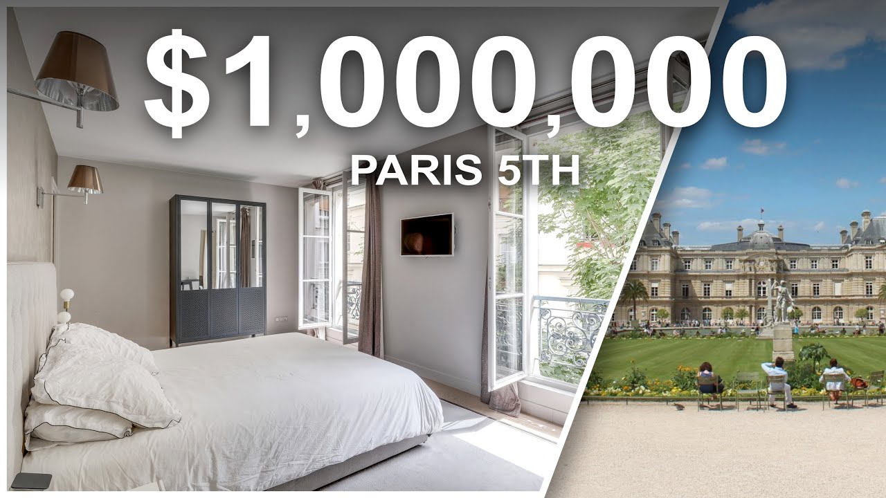What $1 MILLION Buys You in PARIS 5TH Near The LUXEMBOURG GARDEN