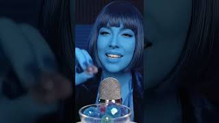 Blue Girls Blueberry Candy Addiction Cant Stop Crunching So Addictive