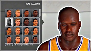 Shaq face creation 2K20 best looking facescan