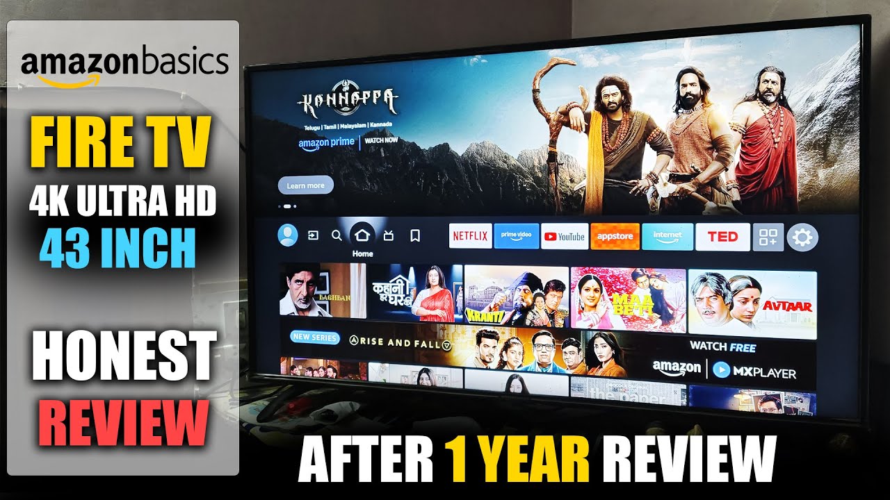 Amazon Basics 43 inches 4K TV Honest Review 