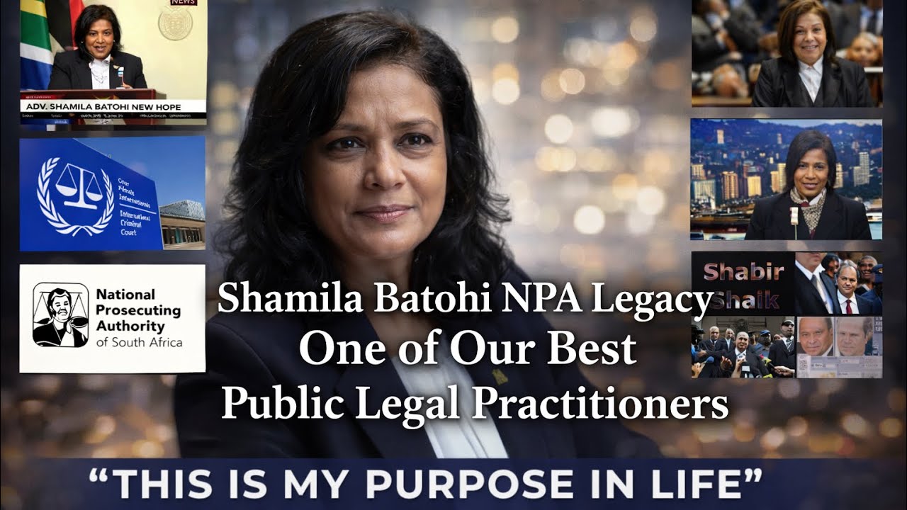 Shamila Batohi NPA Legacy – One of Our Best Public Legal Practitioners | Episode 01