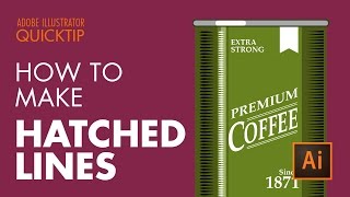 Create Hatched Lines in Adobe illustrator