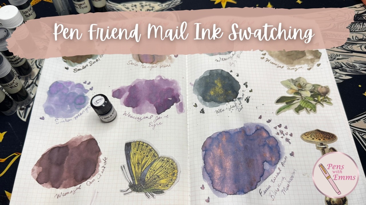Swatch with me Pen Friend Ink Mail