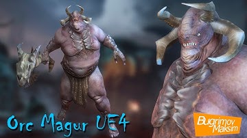 Orc Magur Animations UE4