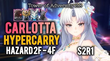 Carlotta Hypercarry | Hazard 2F-4F | Tower of Adversity 2.8 | Wuthering Waves 