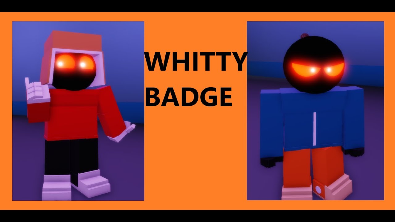 Roblox:"FNF ROLEPLAY! " how to obtain the badges (ghost, whitty, tord and tord robot)