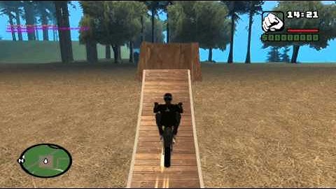 GTA/MTA:SA - KTM SXF250 FMX Jump w/ Front Flip